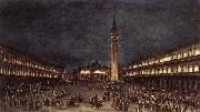 GUARDI, Francesco Nighttime Procession in Piazza San Marco fdh China oil painting reproduction